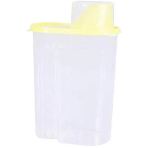 Plastic Separated Kitchen Food Cereal Grain Bean Rice Storage Container Box Storage HP yellow Plastic Separated Kitchen Food Cereal Grain Bean Rice Storage Container Box Storage HP yellow