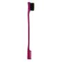 Foxi Fresh Double Sided Edge Control Hair Brush Comb Combo Pack 2 Pieces Pink and Black