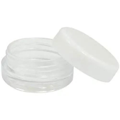 XTKID 5Pcs Plastic Small Jar Cosmetic Box Small Plastic Jar Cream Lip Balm Container Pots Cosmetic Packaging Jar (Color : White Cap, Size : 5g) XTKID 5Pcs Plastic Small Jar Cosmetic Box Small Plastic Jar Cream Lip Balm Container Pots Cosmetic Packaging Jar (Color : White Cap, Size : 5g)