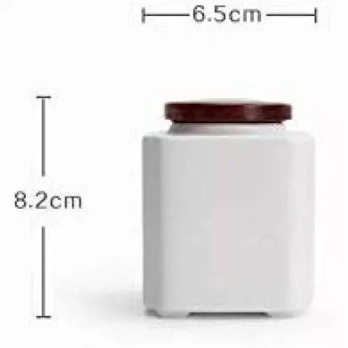 Bouteille à Thé Miniature Scellée en Céramique, Doseur de Thé Portable, Canister en Métal avec Couvercle en Bambou - Idéal pour le Voyage et les Petites Quantités. Bouteille à Thé Miniature Scellée en Céramique, Doseur de Thé Portable, Canister en Métal avec Couvercle en Bambou - Idéal pour le Voyage et les Petites Quantités.