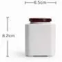 Bouteille à Thé Miniature Scellée en Céramique, Doseur de Thé Portable, Canister en Métal avec Couvercle en Bambou - Idéal pour le Voyage et les Petites Quantités. Bouteille à Thé Miniature Scellée en Céramique, Doseur de Thé Portable, Canister en Métal avec Couvercle en Bambou - Idéal pour le Voyage et les Petites Quantités.