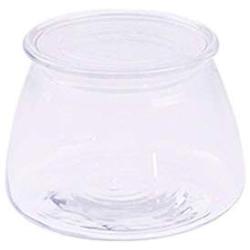 Kitchen Food Storage Jar Airtight Food Storage Kitchen Glass Jar Moisture-Proof Home Multi-Purpose Jam Bottle Cruet Storage Tank Glass Transparent Grain Seal, Cone 0.5L