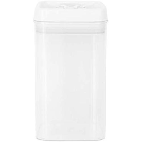 PPLK Transparent Plastic Sealed Cans Milk Powder Cans Bottles Food Cans Grain Storage Boxes Storage Tanks,White,M