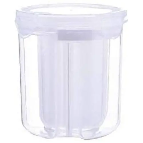 Grain Canister Food Sealed Storage Container Clear Plastic Glass Jar Compatible For Loose Tea Coffee Bean Sugar Salt 1100/700ml,4 Grid Plastic S Grain Canister Food Sealed Storage Container Clear Plastic Glass Jar Compatible For Loose Tea Coffee Bean Sugar Salt 1100/700ml,4 Grid Plastic S