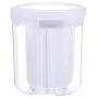 Grain Canister Food Sealed Storage Container Clear Plastic Glass Jar Compatible For Loose Tea Coffee Bean Sugar Salt 1100/700ml,4 Grid Plastic S Grain Canister Food Sealed Storage Container Clear Plastic Glass Jar Compatible For Loose Tea Coffee Bean Sugar Salt 1100/700ml,4 Grid Plastic S