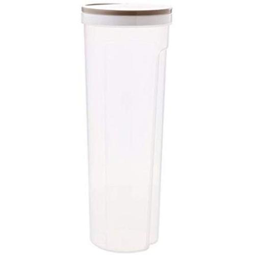 Kitchen Food Storage Jar Airtight Food Storage Kitchen Glass Jar Moisture-Proof Home Multi-Purpose Jam Bottle Cruet Noodle Box Plastic Storage Box (Color : Khaki)