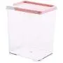 Kitchen Food Storage Jar Airtight Food Storage Kitchen Glass Jar Moisture-Proof Home Multi-Purpose Jam Bottle Cruet Plastic Biscuit Storage Box Storage Tank (Color : Pink 800ml)
