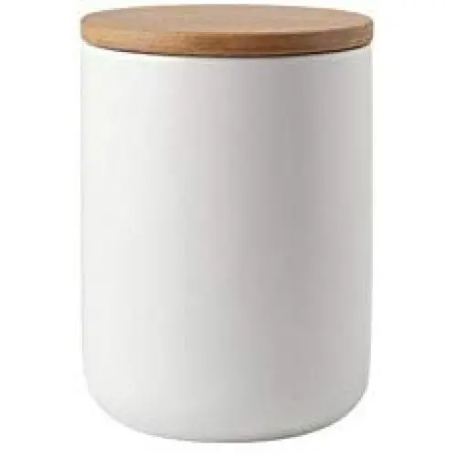 Bouteilles & Pots de Rangement en Céramique | Récipient de Conservation pour Épices, Conteneur pour Nourriture avec Bouchon | Caddy pour Café, Thé, Bouteille, 260ML, 800ML, 1000ML | par HUDITOOLS | 1 Pièce