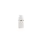 3er Set 15 ml 0,5 oz Weißer Airless Pump Press Flasche mit Silber Coil Transparenter Deckel Leere Wiederbefüllbare Tragbare Gürtelschnalle PP Behälter Creme Emulsion Serum Essenz Make-up Behälter Dose