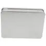 HEALLILY Metal Rectangular Empty Hinged Tins Box Containers Empty Tin Storage Container for Treats GiftsFavors and Crafts