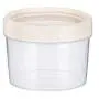 storage jar Grain container Food container Storage Box，Plastic sealed cans kitchen grains dried fruit food storage storage box, khaki trumpet