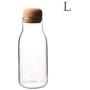 Glass Jars Jar Transparent Storage Can Cork Stopper Bottle Small Glass Bottle Containers Sealed Tea Coffee Storage Tank,L