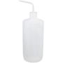 Vaorwne clear white plastic cylinder shaped squeeze measuring bottle 1000ml