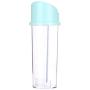 UPKOCH Clear Plastic Spice Jars Buckle Type Food Storage Containers Transparent Seasoning Box Kitchen Storage Bottles Jar with Automatic Cap (Green)