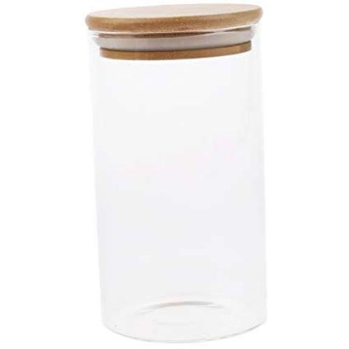 Glass Storage Jar Container with Lid | | Perfect Canister for Tea, Coffee, Cookies and Snack