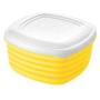 Satisfactory Nation 7 Piece Plastic container food Storage Boxes Microwave safe container Multicolour Kitchen storage set