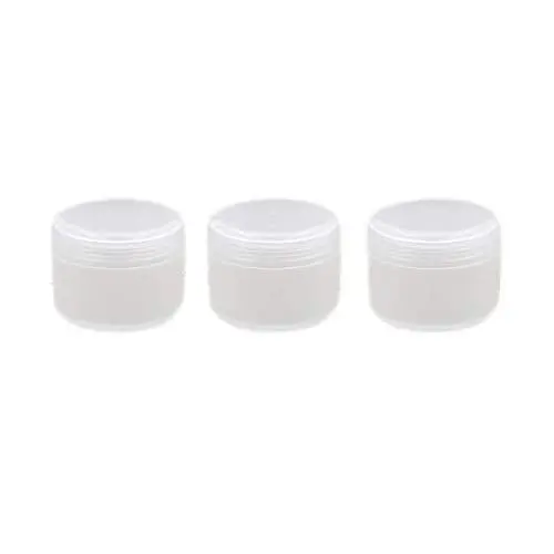 3PCS 100ML / 100G 3.4oz Refillable Empty Plastic Make-up Cosmetic Jars Face Cream Eye Shadow Lip Balm Lotion Sample Storage Container Pot Bottle Case Holder With Screw Cap (Clear) 3PCS 100ML / 100G 3.4oz Refillable Empty Plastic Make-up Cosmetic Jars Face Cream Eye Shadow Lip Balm Lotion Sample Storage Container Pot Bottle Case Holder With Screw Cap (Clear)
