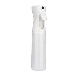 Yebeauty Mister Spray Bottle for Hair, Empty Plastic Fine Mist Spray Bottles Continuous Spray Bottle 360 Misting Stylist Sprayers for Cleaning Gardening,300ml/10oz (White)