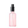 1PCS 50ml Pink Empty Refillable Glass Pump Bottle With Black Pump Cover Cosmetic Makeup Eye Cream Lotion Emulsion Toiletries Liquid Storage Containers Cosmetic Travel Packing Bottle