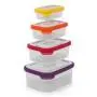 Ensemble de contenants de rangement en plastique Joseph Joseph 81010 avec couvercles, étanches, sans BPA, micro-ondes, 8 pièces. Ensemble de contenants de rangement en plastique Joseph Joseph 81010 avec couvercles, étanches, sans BPA, micro-ondes, 8 pièces.
