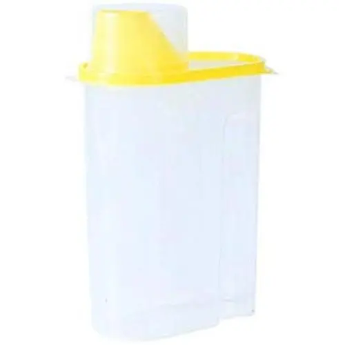 Kitchen Food Storage Jar Airtight Food Storage Kitchen Glass Jar Moisture-Proof Home Multi-Purpose Jam Bottle Cruet Storage Tank Plastic, Yellow 2.5L Kitchen Food Storage Jar Airtight Food Storage Kitchen Glass Jar Moisture-Proof Home Multi-Purpose Jam Bottle Cruet Storage Tank Plastic, Yellow 2.5L