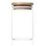 Glass Storage Canister Glass Bottle High Temperature Resistance Glass Bottles with Cork Lids (10)