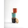 Biobu [by Ekobo] Storage Container, Black, 12,5 x 12,5 x 12,8 cm