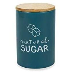Villa dEste Home Tivoli Sugar Jar, Dolomite, Blue, One Size