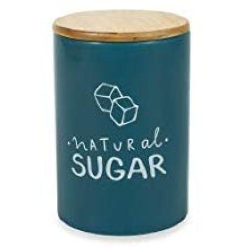 Villa dEste Home Tivoli Sugar Jar, Dolomite, Blue, One Size