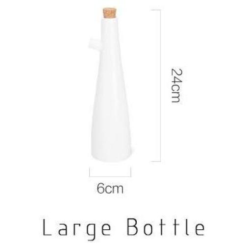 | Storage Bottles & Jars | Ceramic Storage Bottles Jars Oil Pot Soy Sauce Vinegar Seasoning Can Gravy Boats Porcelain White Kitchen Cooking Tools Bottles | by HUDITOOLS | 1 PCs