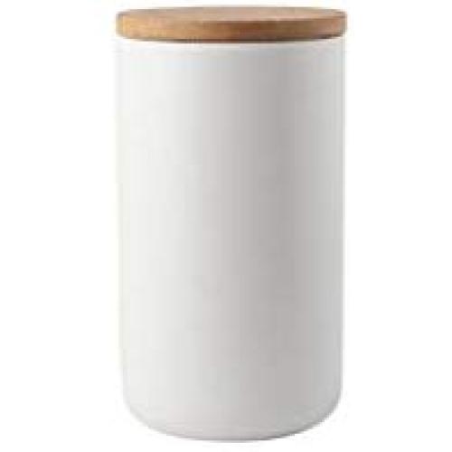 Sealed Ceramic Storage Jar For Spices Tank Container For Eating With Lid Bottle Coffee Tea Caddy Kitchen,L White