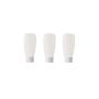 6PCS Plastic Refillable Portable Cosmetic Soft Tubes Vial Bottles With Filp Cover-Cream Lotion Shampoo Bath Shower Storage Container Jars Facial Cleanser Shampoo Holder Organizer (30ml/1oz)