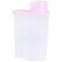 Plastik getrenntes Küchen- Lebensmittel- Getreide- Reis- Bohnen- Lagerbehälter- Box Lager HP pink