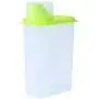 Kitchen Food Storage Jar Airtight Food Storage Kitchen Glass Jar Moisture-Proof Home Multi-Purpose Jam Bottle Cruet Storage Tank Plastic, Green 2.5L