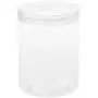 XISAOK 7.5cm OD Clear Strong PET Round Food Storage Container Jar Sealed with Clear Lid XISAOK 7.5cm OD Clear Strong PET Round Food Storage Container Jar Sealed with Clear Lid