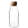 Feeling-one Glass Storage Jars with Airtight Wood Lids, Tea Coffee Bean Jar Cookies Flour Sugar Candy Spice Container 150 ml 300 ml and 700 ml Suitable for Kitchen bedrooms,150ml