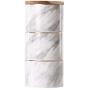 Mini Spice Jars Nordic marbled three-layer ceramic sealed can storage storage tank with lid