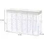 Mini Gewürzgläser Küchenzubehör Set, transparente Gewürzsäcke