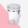 TOPBATHY Plastic Cereal Food Storage Container with Locking Lids Leak Proof Storage Bottle 750ml