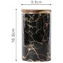 Mini Spice Jars Kitchen ceramic snack storage box storage tank marble seal can