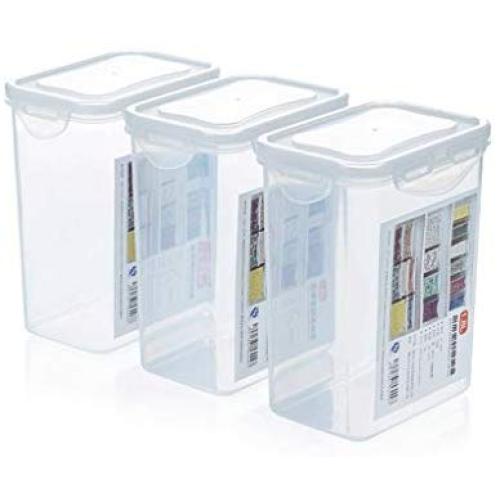 Storage Tank PP Plastic Transparent Sealed cans Food Storage Storage Tank (Size : 1.8L)