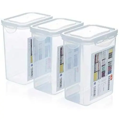 Storage Tank PP Plastic Transparent Sealed cans Food Storage Storage Tank (Size : 1.8L)