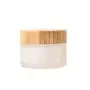 Pot en verre opalescent 50ml/1,7 oz avec couvercle en bambou naturel, bocal cosmétique vide pour échantillons de crème, yeux, huiles essentielles. Pot en verre opalescent 50ml/1,7 oz avec couvercle en bambou naturel, bocal cosmétique vide pour échantillons de crème, yeux, huiles essentielles.