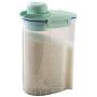 Kitchen Storage Boxes Plastic Rice Vegetable Food Large Food-Grade Container Jar Kitchen Organizer Bins Tools,Green
