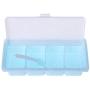 Vitality-Store 4 Grid Jar Condiment Storage Seasoning Container Kitchen Food Box Case Holder