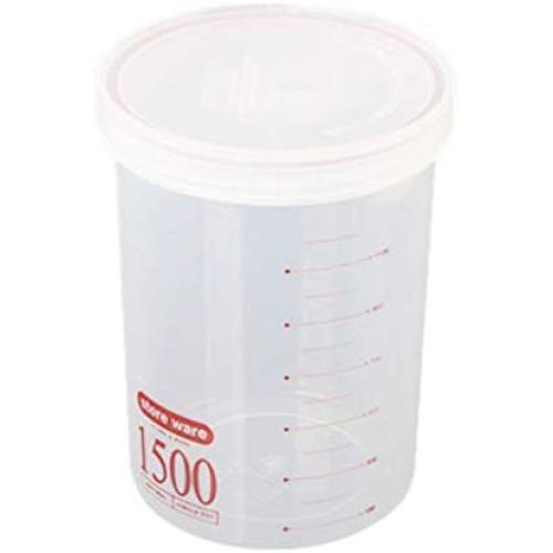Ecosin Food Storage Plastic Container With Lids Sealing Pot Powder Jar,Containers Transparent Plastic Storage Box Dry Dried Food Storage Box Container Box (C)