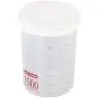 Ecosin Food Storage Plastic Container With Lids Sealing Pot Powder Jar,Containers Transparent Plastic Storage Box Dry Dried Food Storage Box Container Box (C) Ecosin Food Storage Plastic Container With Lids Sealing Pot Powder Jar,Containers Transparent Plastic Storage Box Dry Dried Food Storage Box Container Box (C)