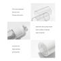Airless Cosmetic Cream Pump Bottle, Refillable Empty Clear Travel Containers Liquid Vacuum Press Jar Pot for Foundation Essence Lotion, 6 Pack (50ML)