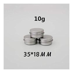 Bottle-WLD 20PCS 5g 10g 15g 20g 30g 40g 50g 60g Aluminum Tin Jars Metal 50ml Empty Cosmetic Face Care Eye Cream Lip Balm Gloss Packaging (Size : 10g)