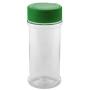 Marketing Holders Popcorn Salt Dispenser Powdered Sugar Empty Spice Seasoning Container Salt Pepper Shaker Dry Herb Bottle Cinnamon Sugar Sifter 8 oz Green Lid Pack of 1